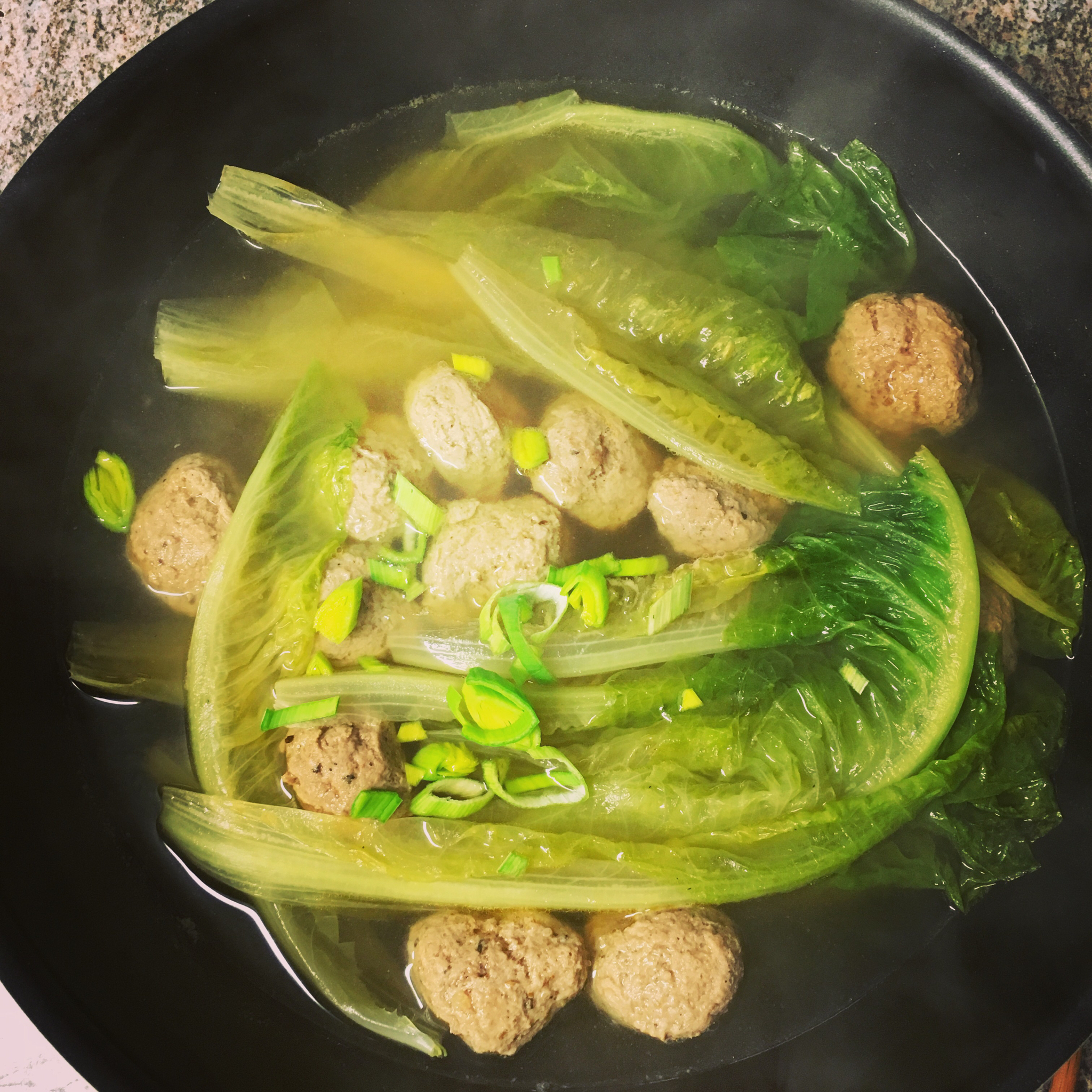 肉丸子大白菜汤