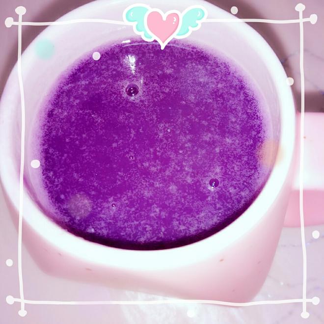 紫薯山药汁的做法