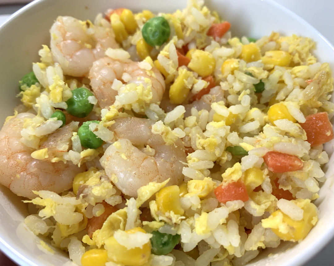 黄金虾仁炒饭
