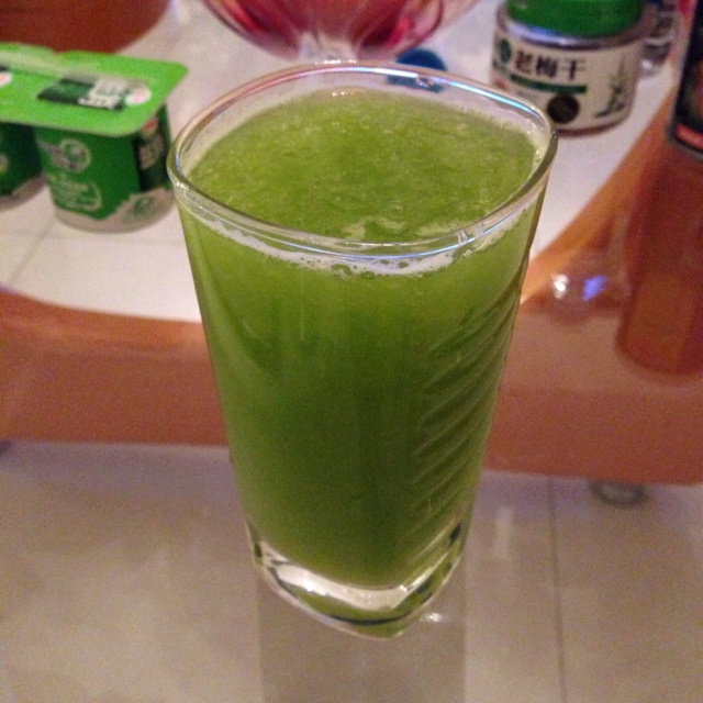 网状哈密瓜汁