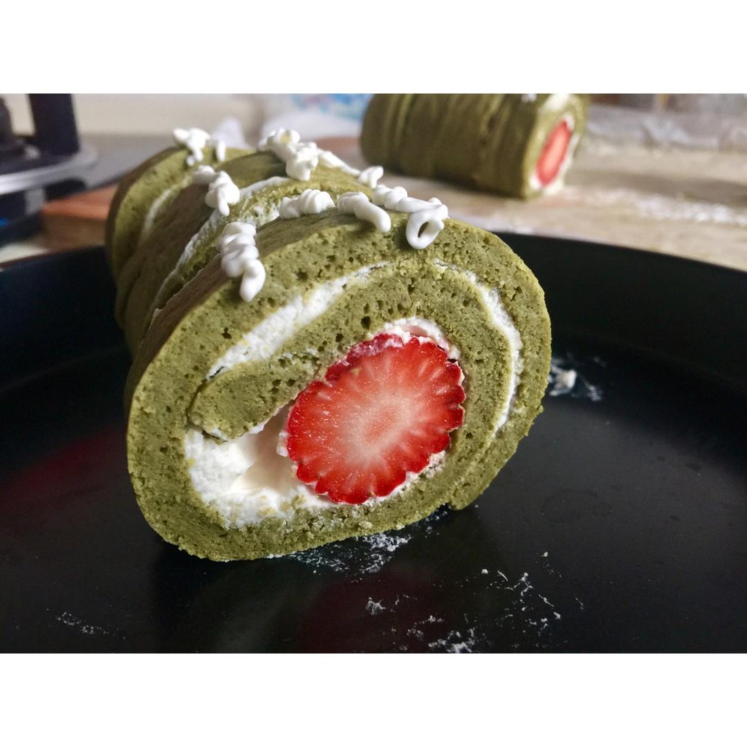 日式抹茶蛋糕卷
