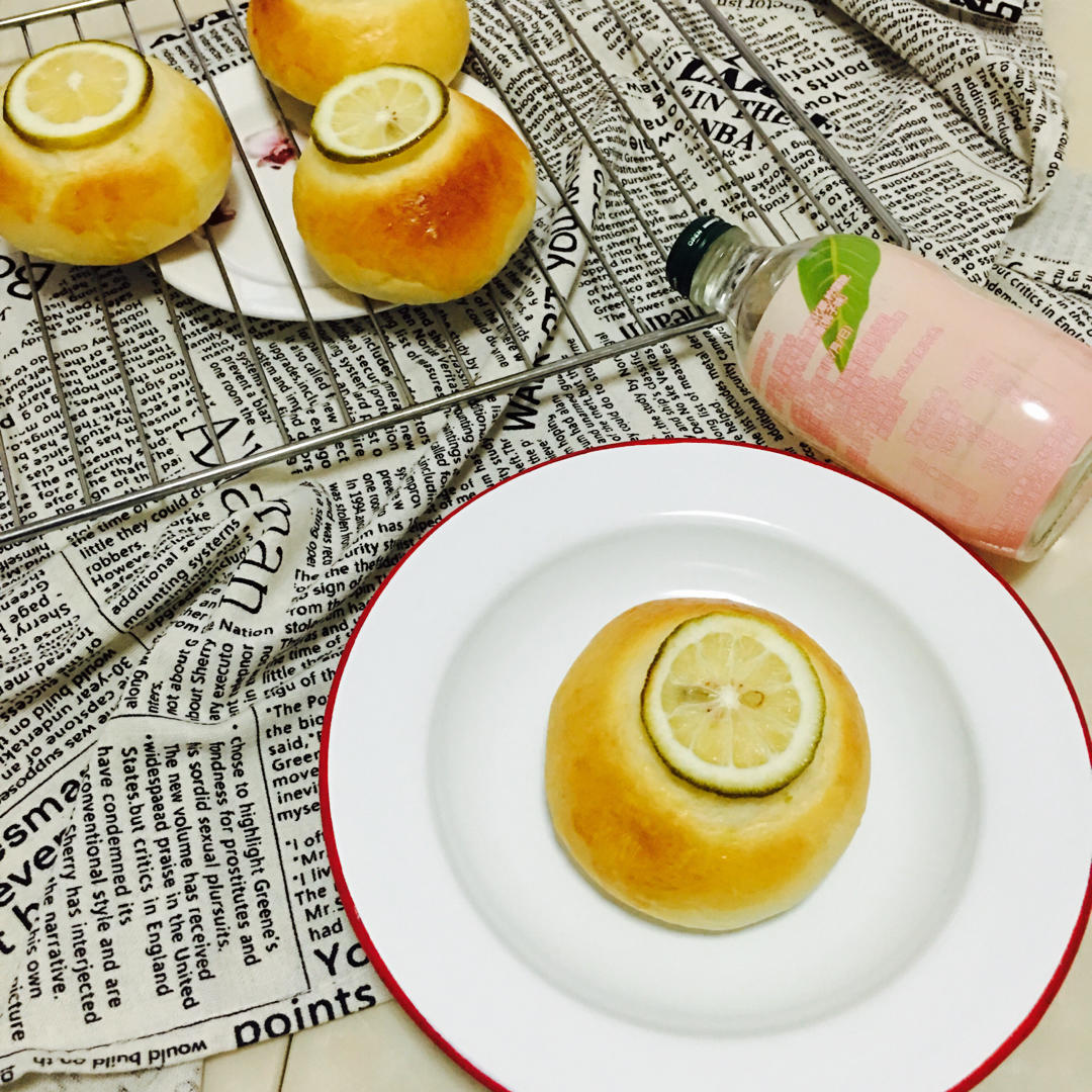 特特特别清新的柠檬酸奶面包，我爱！