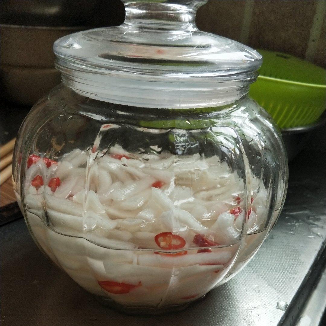 腌萝卜，酸甜爽口
