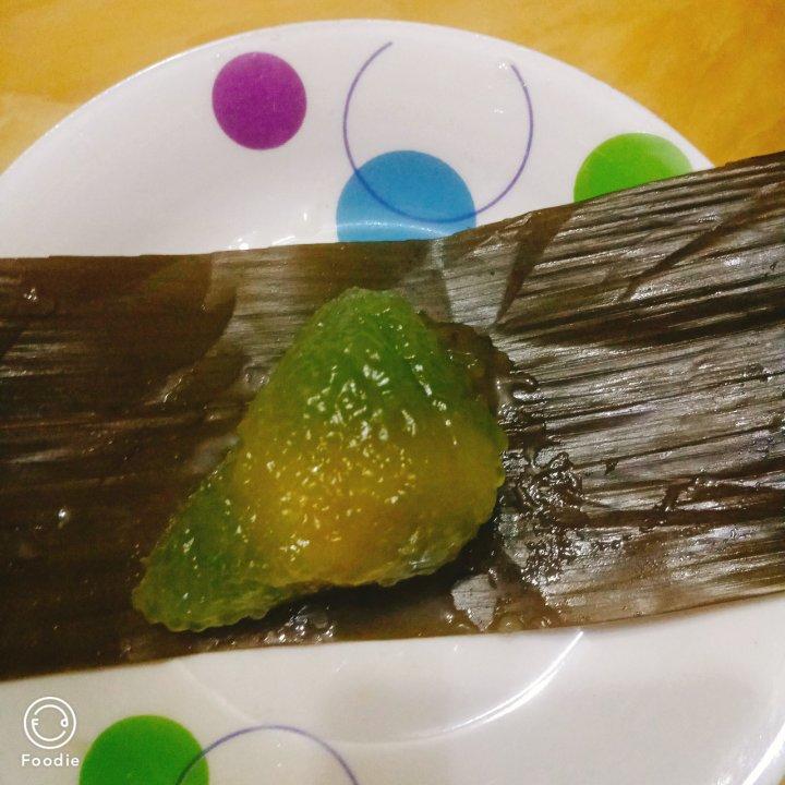 紫薯西米水晶粽