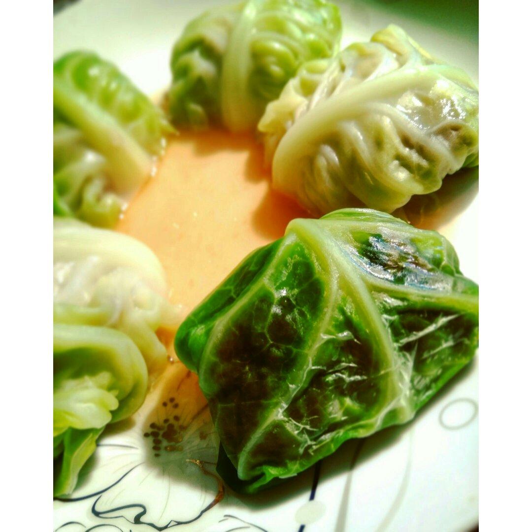 刷牙兔子做的和风ロールキャベツ(日式包菜卷)