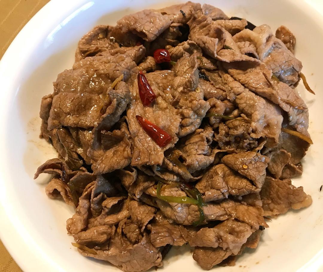 sukkie做的白灼肥牛