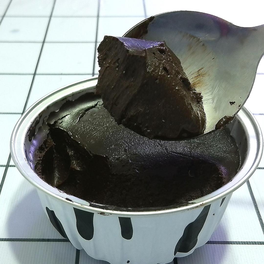 减脂版巧克力熔岩（也可以当巧克力酱）消耗每日黑巧