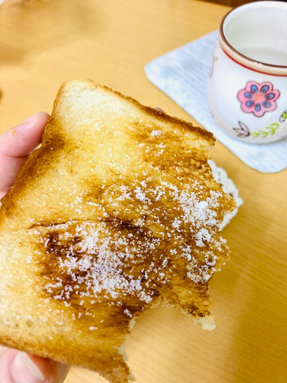 超简单平底锅煎吐司面包片