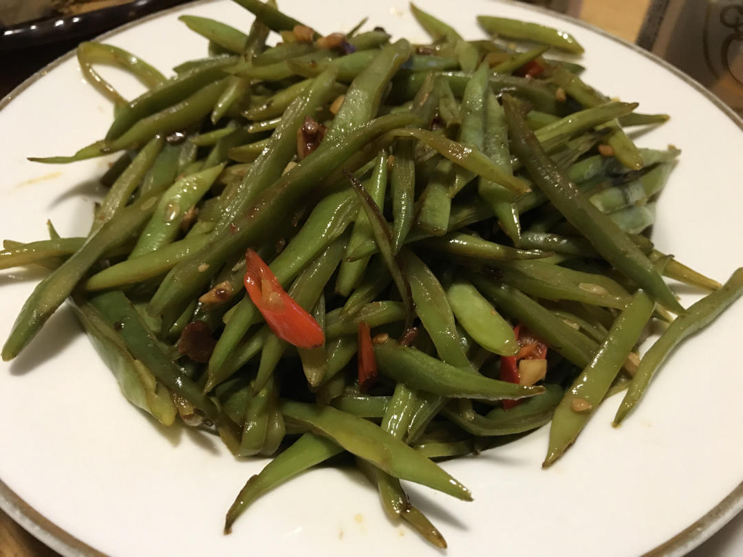 酱爆豆角丝|马克西姆不粘锅