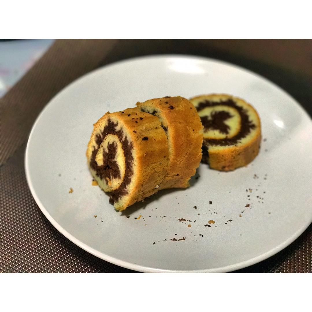 可可旋风蛋糕卷（视频）