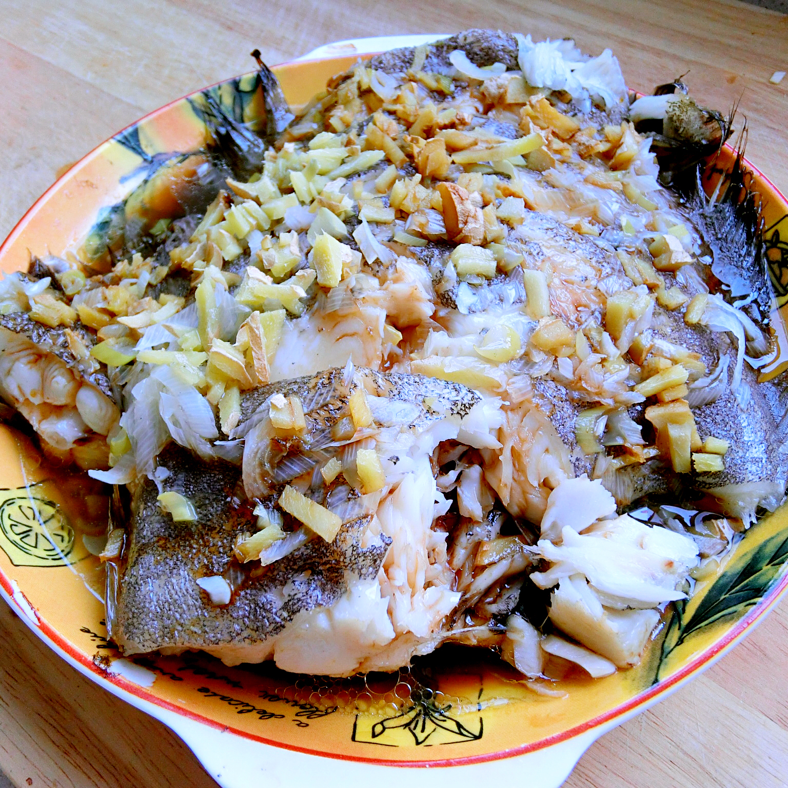 小佴朵做的清蒸蝶鱼