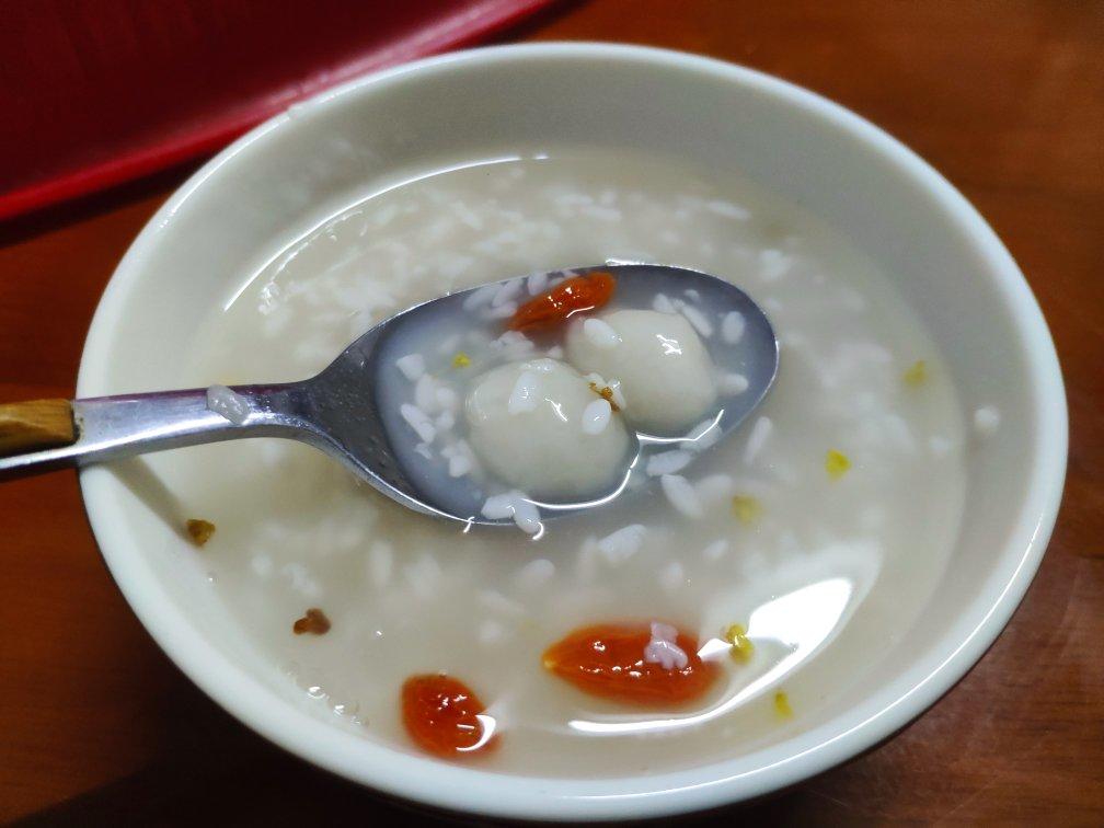 桂花酒酿圆子（附酒酿，小圆子做法）