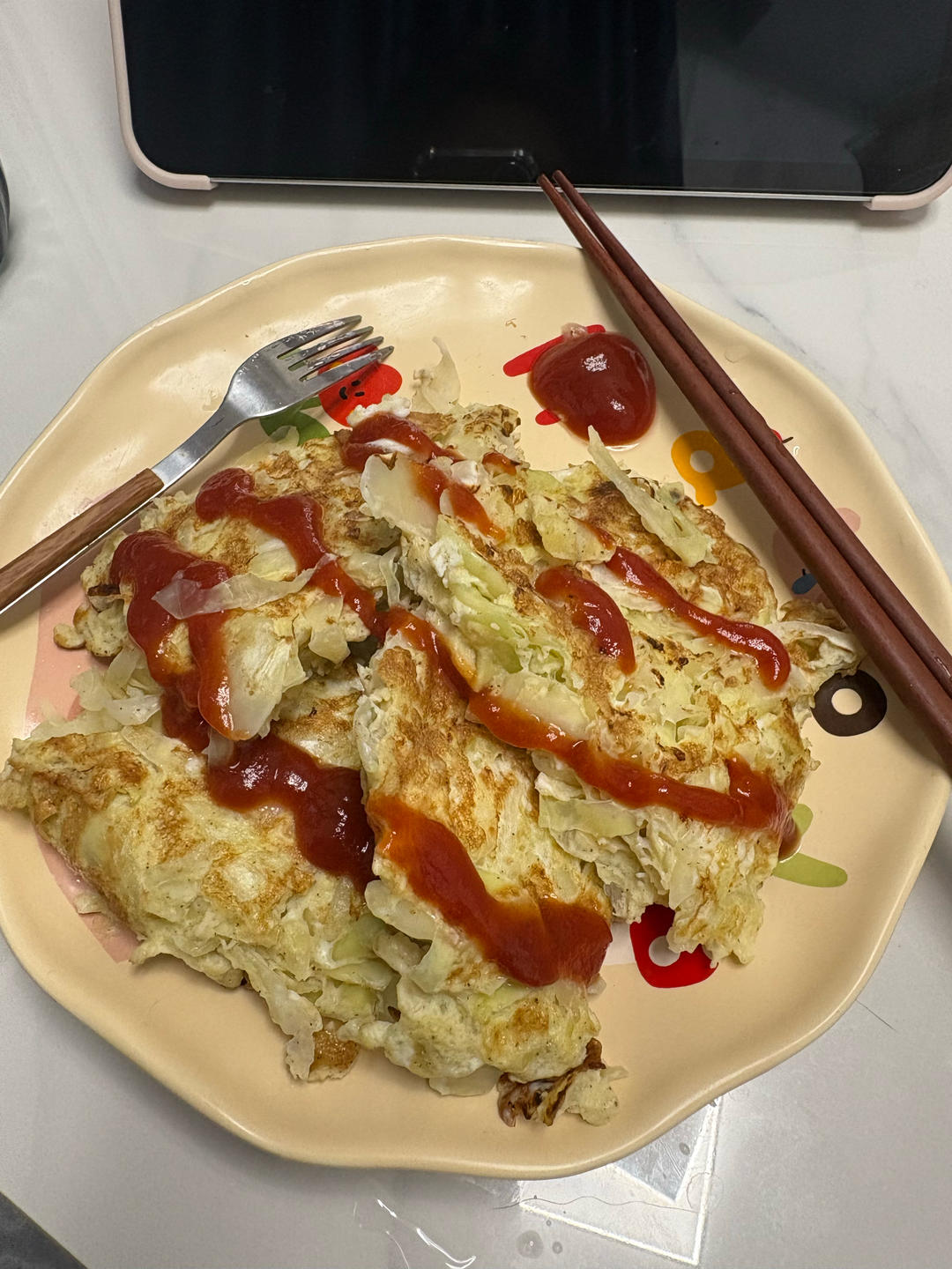 包菜蛋饼