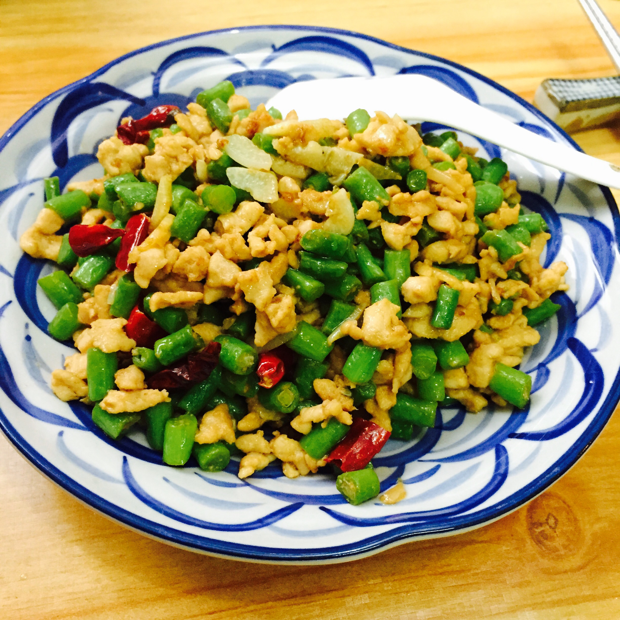 肉沫豆角下饭菜