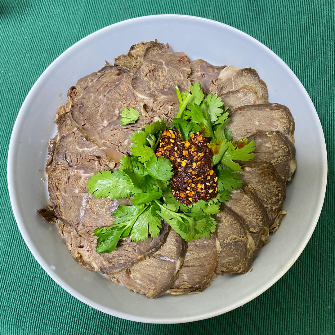 高压锅版清煮牛腱芯/腱子肉