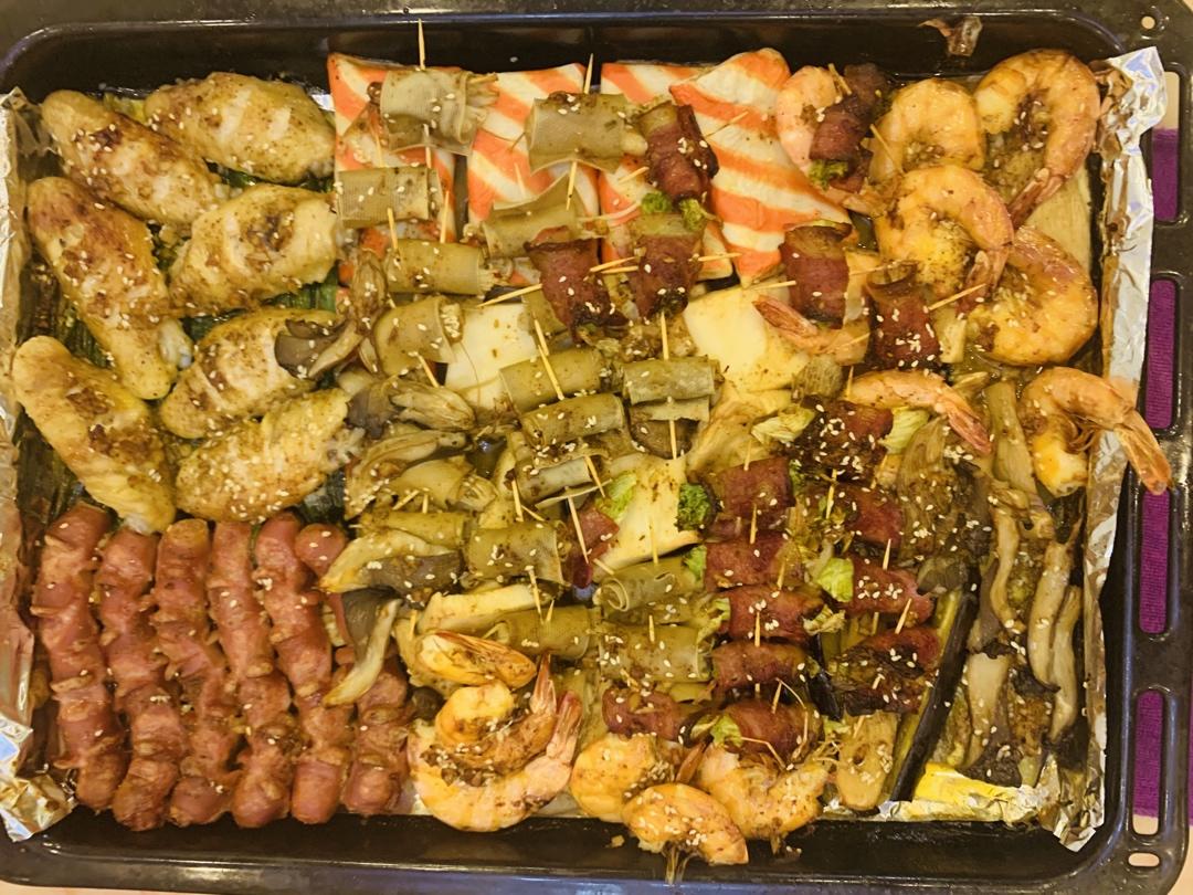 自制烤箱版烧烤，简单好吃过烧烤摊