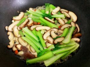 蚝油香菇油菜的做法 步骤6