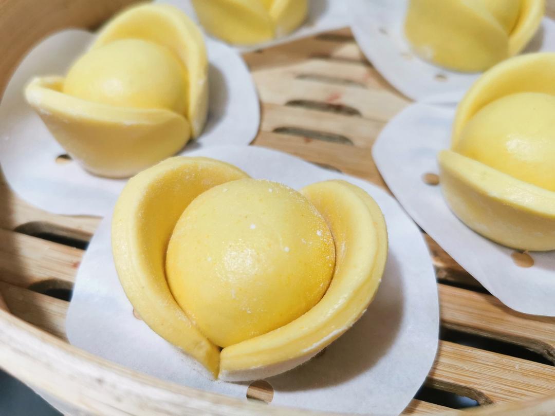 不一样的南瓜金元宝馒头