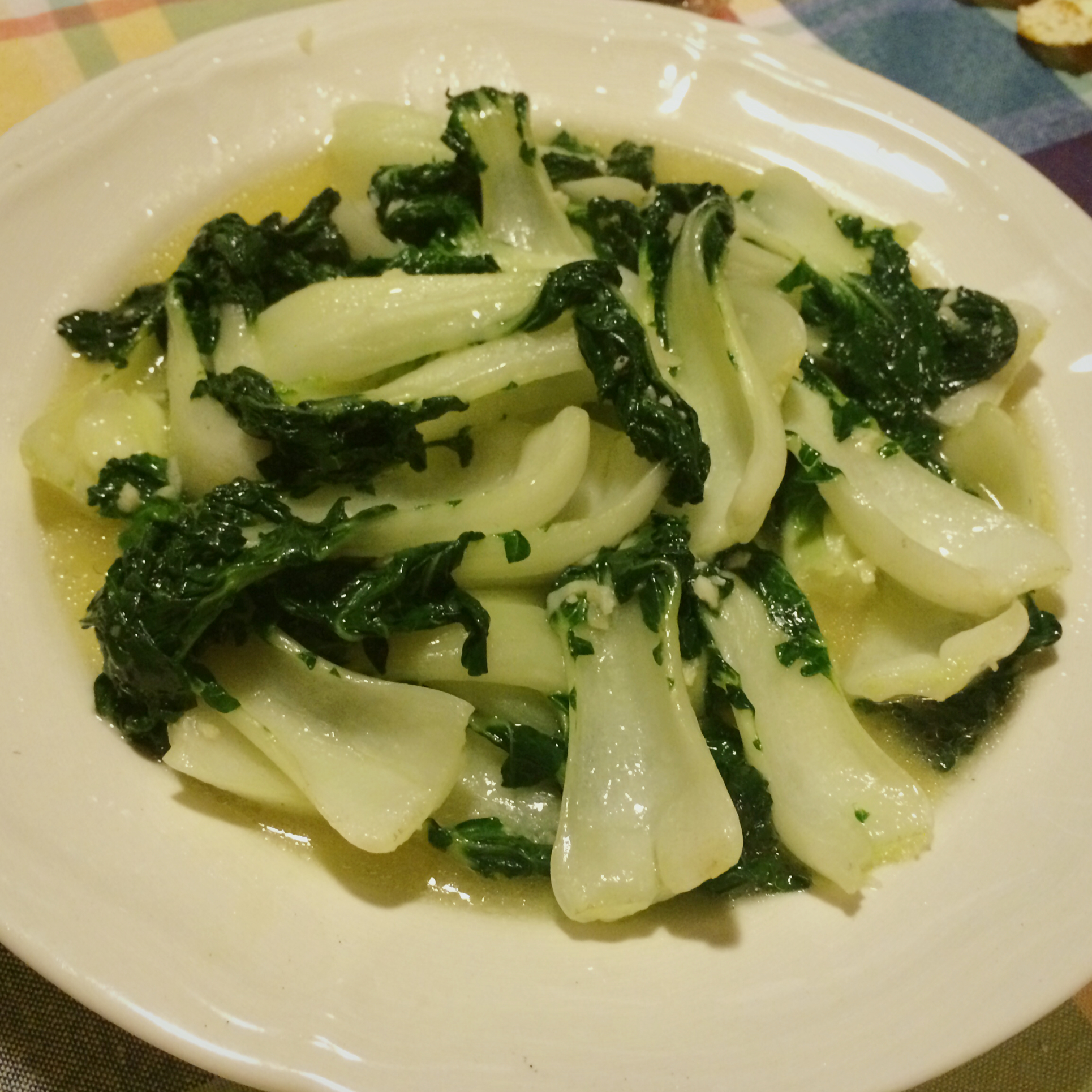 鸡汤奶白菜