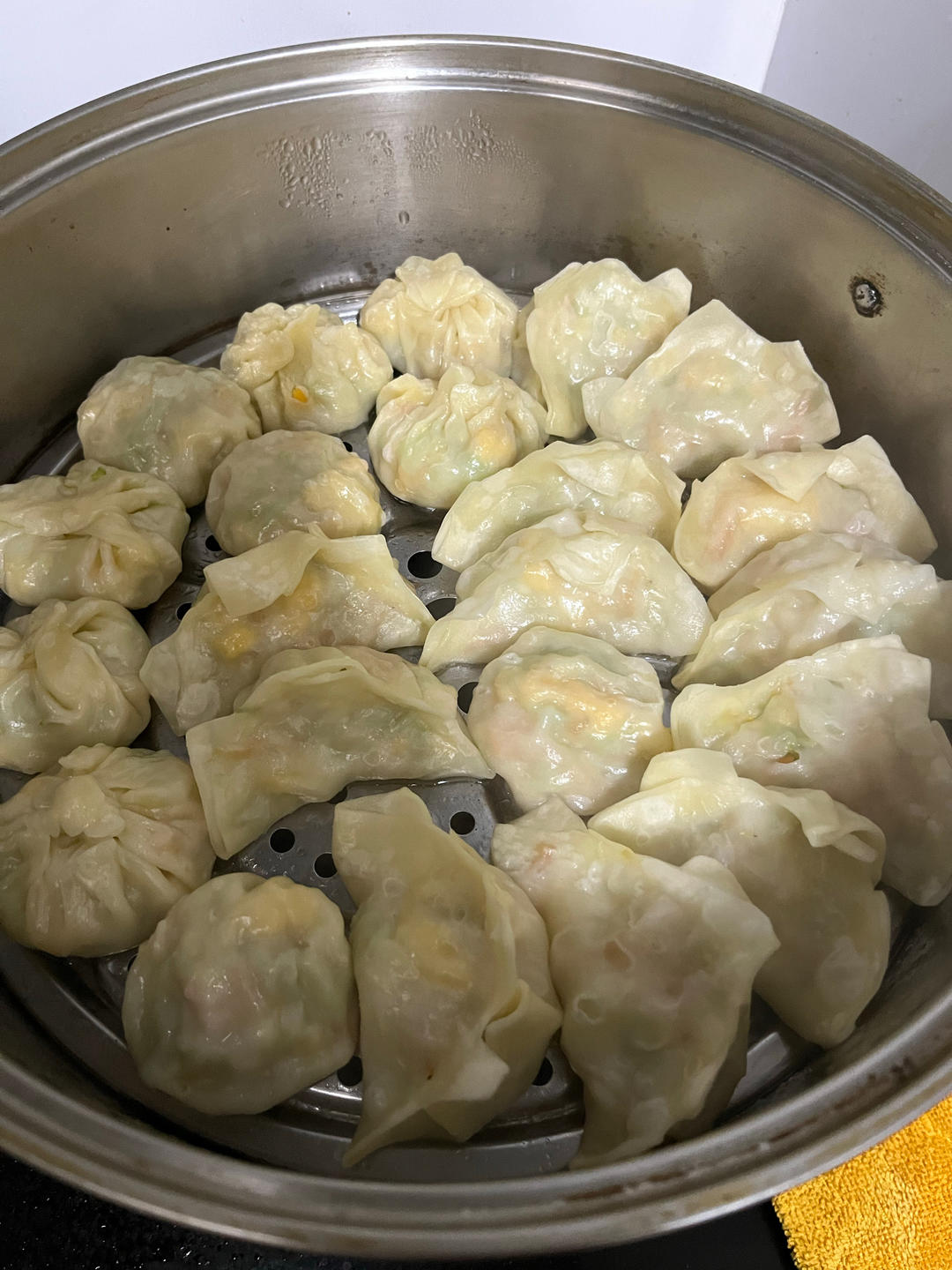 西葫芦鸡蛋素蒸饺