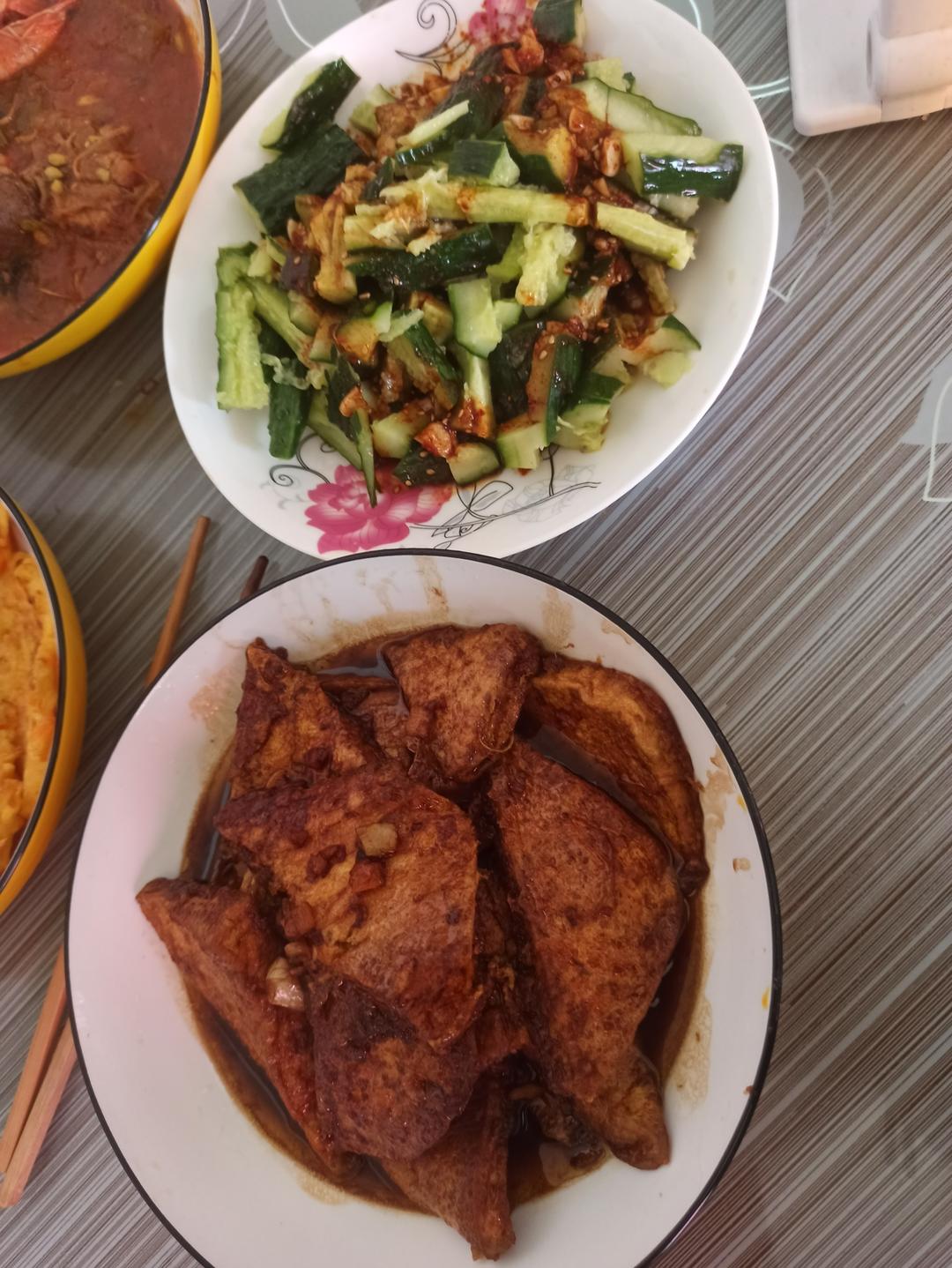 焖煎豆腐