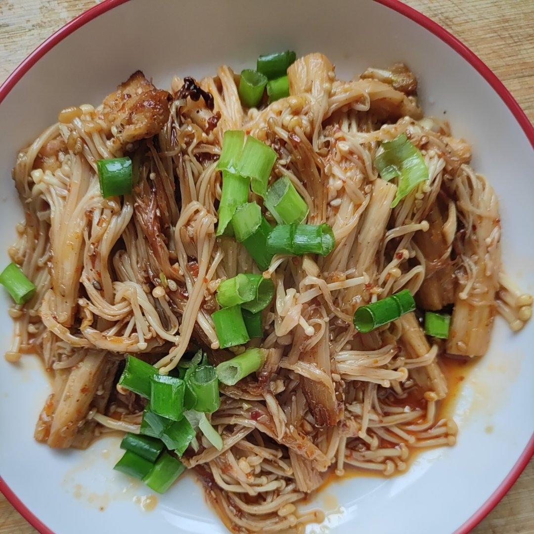 ㊙️制酱料❗️巨好吃烤金针菇！