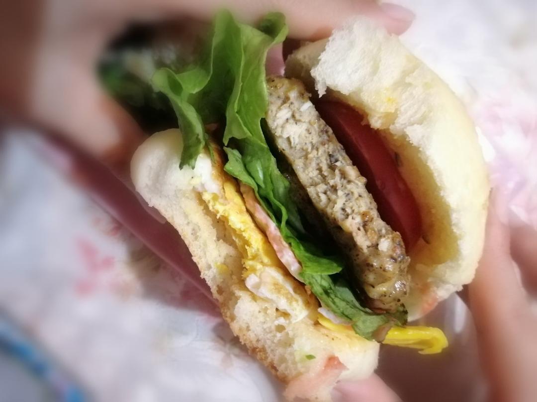 快手汉堡胚