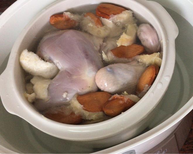 榴莲壳炖鸡的做法
