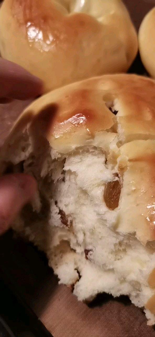 一次发酵的汤种吐司～拉丝到没朋友