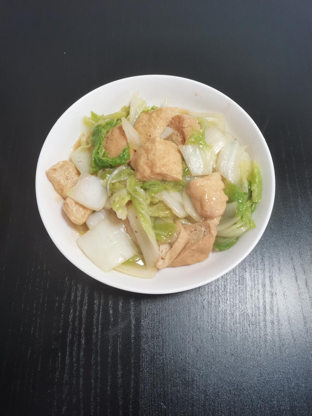 白菜烧豆腐