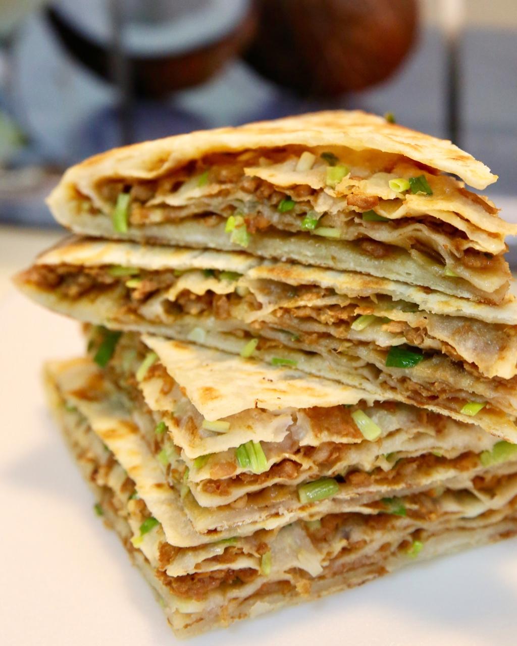 温暖向阳sunny做的汤氏猪肉大葱肉饼