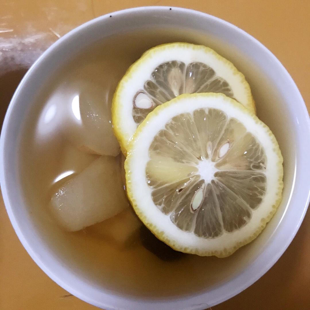 柠檬冰糖梨