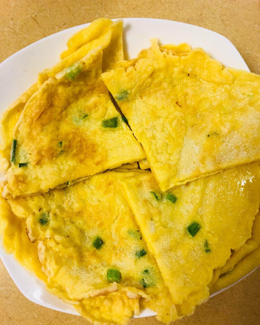 葱花鸡蛋饼