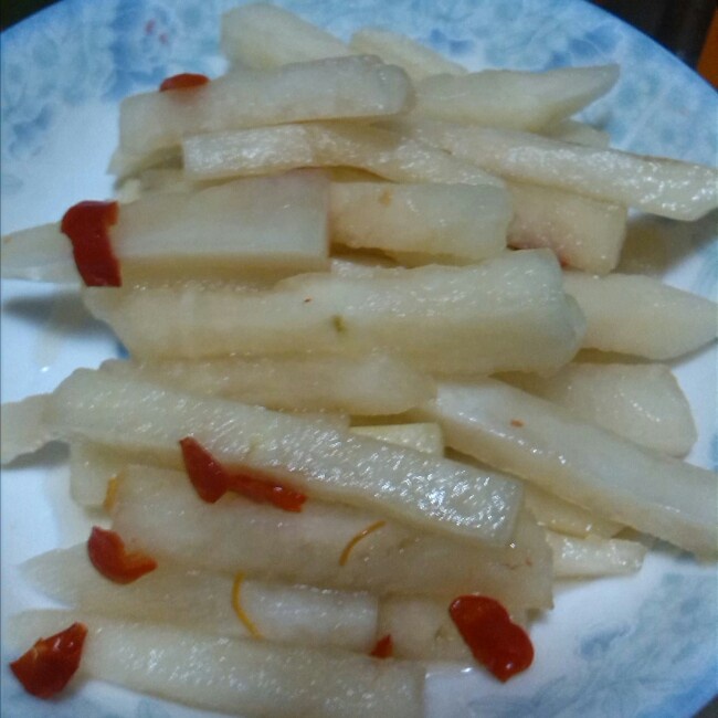 酸甜脆爽腌萝卜