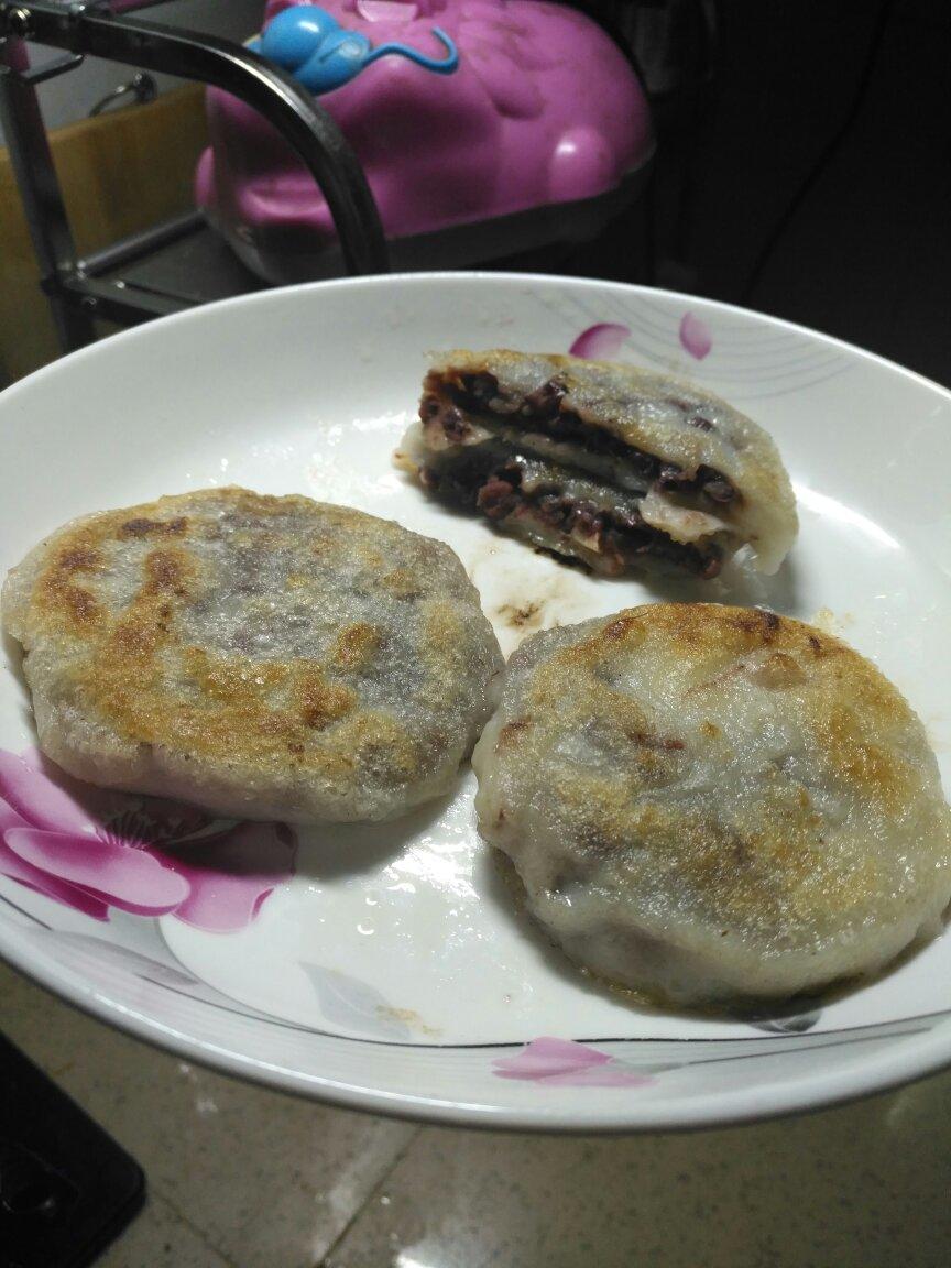 糯米红豆饼