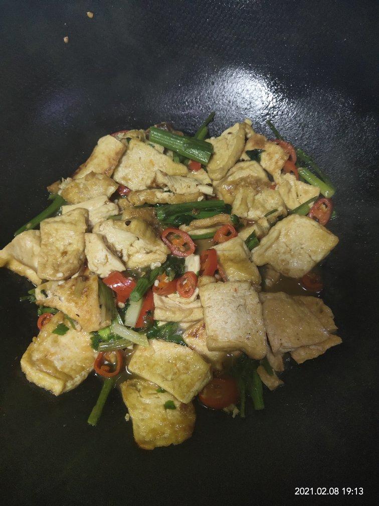 蒜香煎豆腐 炒鸡无敌美味