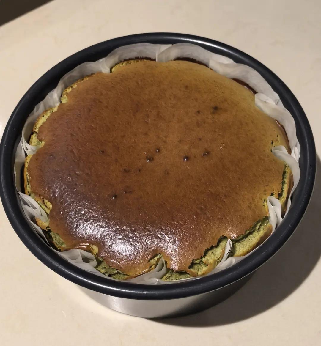 流心抹茶巴斯克芝士蛋糕