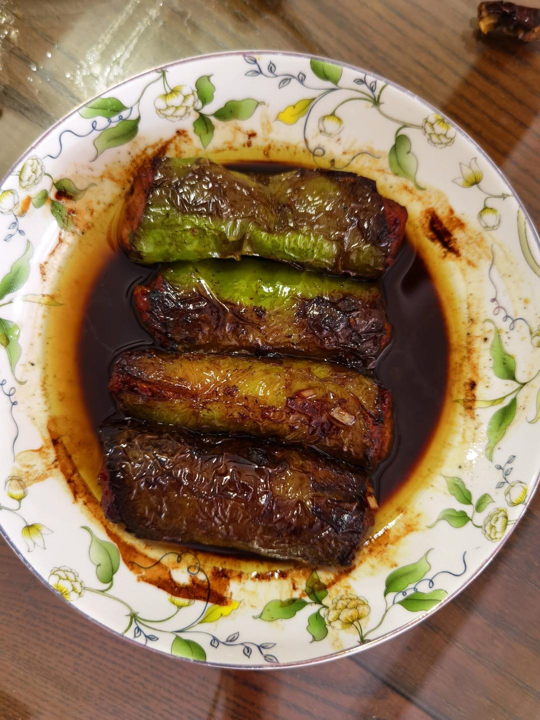 下饭菜肴--青椒酿肉