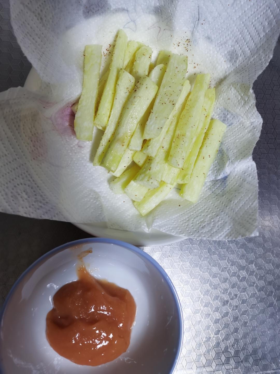 炸山药条