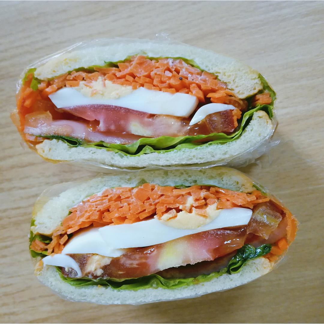 如何做超厚的沼三明治~详细tip！牛油果鸡蛋午餐肉三明治~