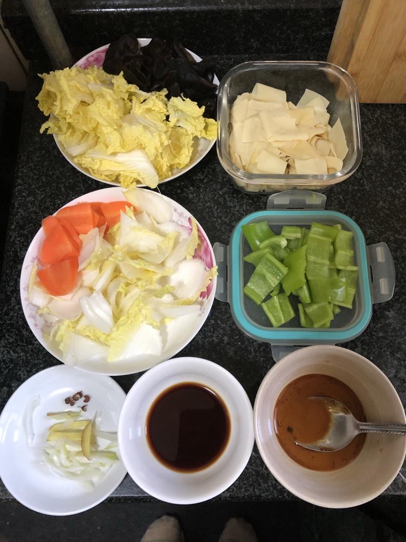 尖椒炒豆皮➕灵魂汤汁