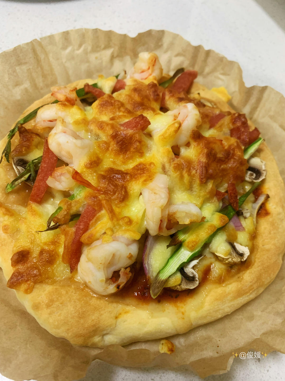 空气炸锅烤披萨