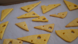 【蛋黄小饼干】微波炉饼干  蛋黄奶酪小饼干——我是双皮奶的副产物的做法 步骤16