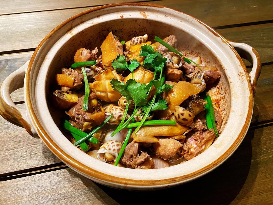 花螺鲍鱼鸡的做法