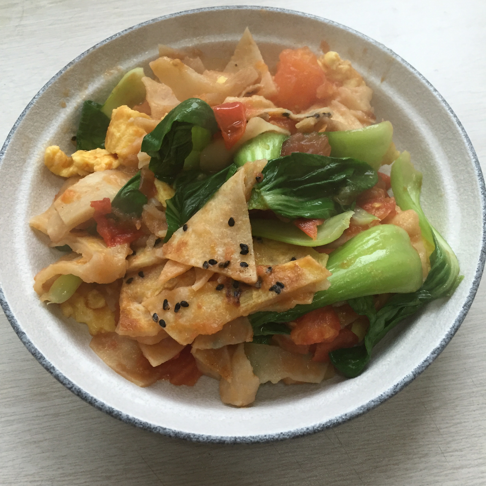 百里兮做的素味烩饼