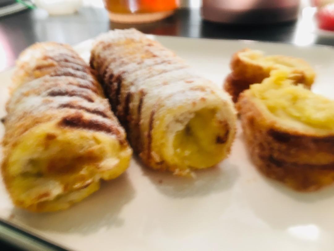 超简单 红薯吐司卷