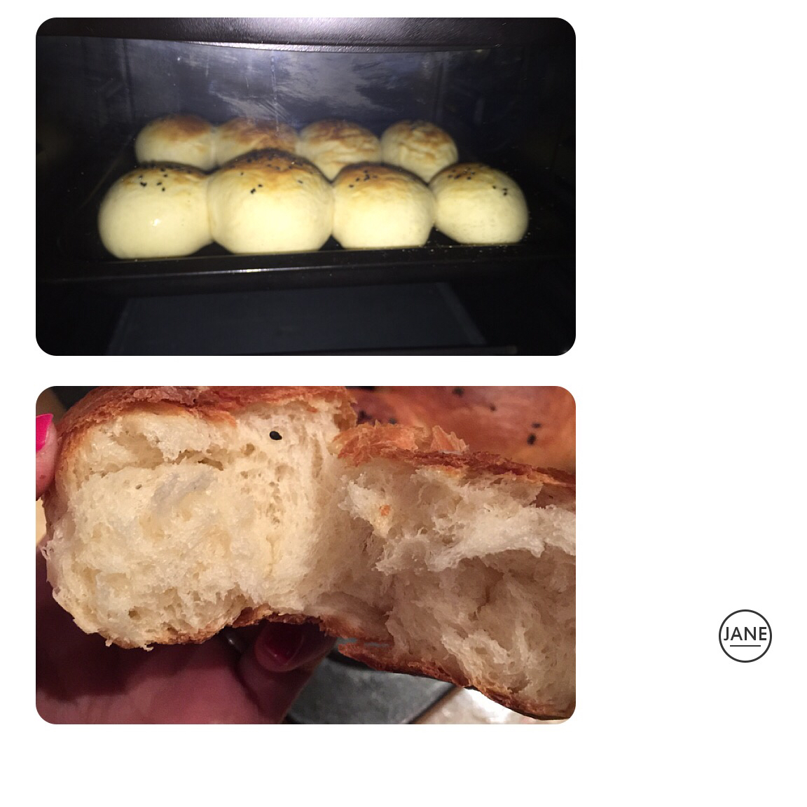 面包机加烤箱合作经典黄油卷