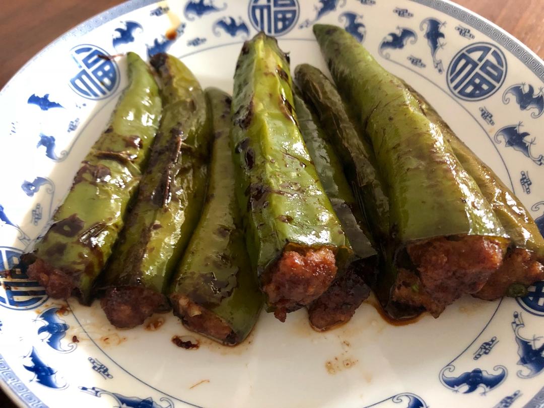 下饭菜肴--青椒酿肉