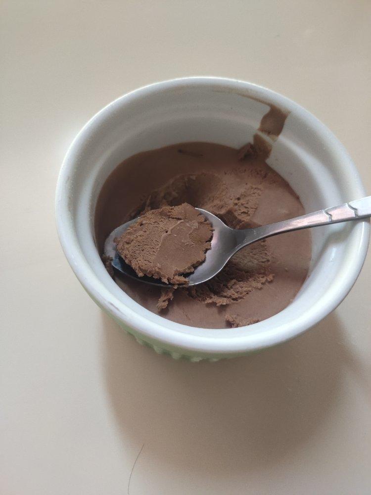 非常非常浓郁的巧克力冰激凌