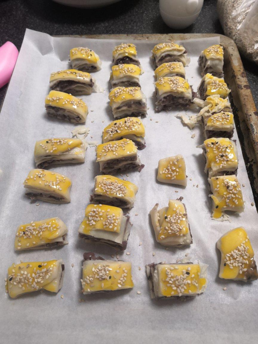 红豆千层酥条